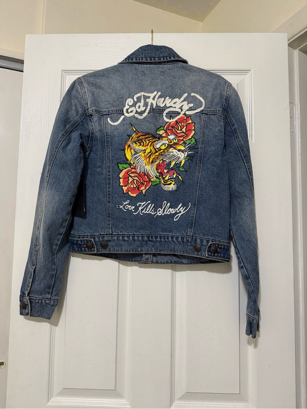 NWT Ed Hardy Denim Jacket